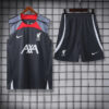 2024/2025 Liverpool Pre-match Training Black Jersey+Shorts 1:1 Thai Quality