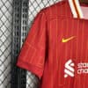 CHAMPIONS 2024/2025 Liverpool Home Football Shirt