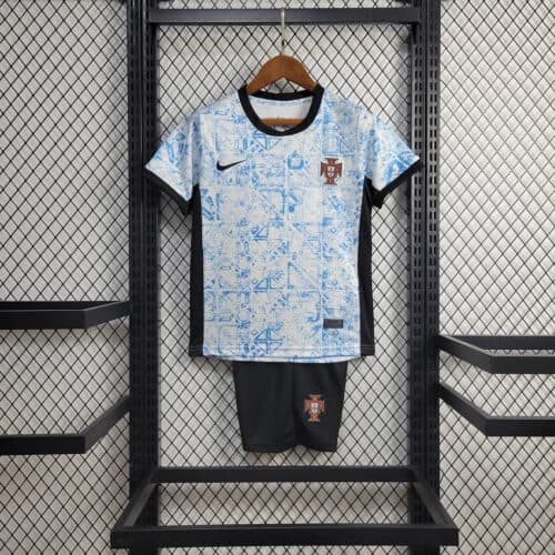 2024 Portugal Away Football Shirt Kids Size 1:1 Thai Quality