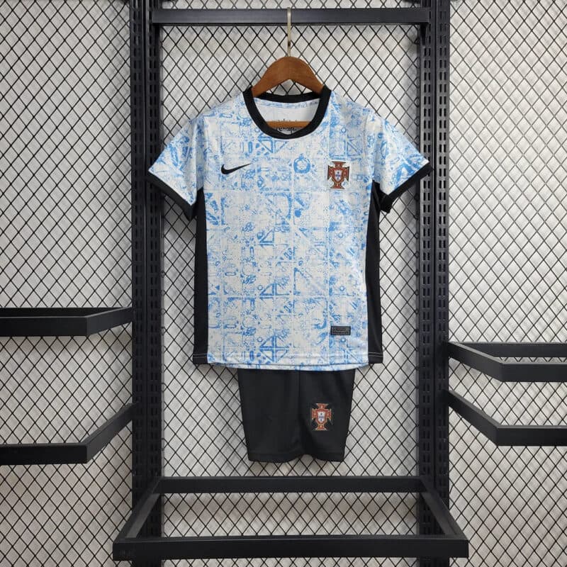 2024 Portugal Away Football Shirt Kids Size 1:1 Thai Quality