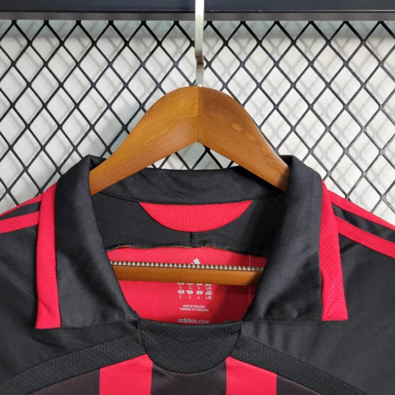 2006/2007 Retro Long Sleeve AC Milan Home Football Shirt 1:1 Thai Quality