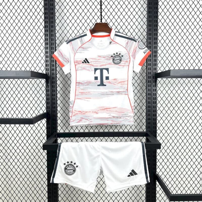 2025/2026 Bayern Munchen Away Football Shirt Kids Size