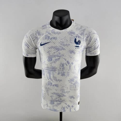 2022 FIFA World Cup France Away Football Shirt White - Player Version