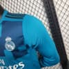 2017/2018 Long Sleeve Retro Real Madrid Third Away Football Shirt 1:1 Thai Quality