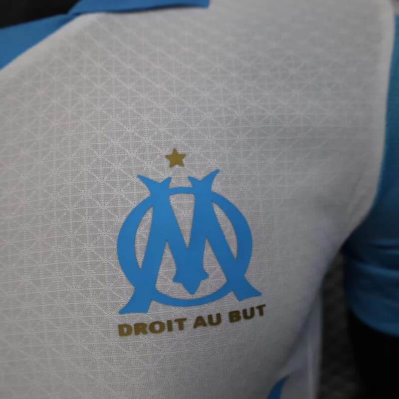 2025/2026 Player Version Olympique Marseille Home Football Shirt