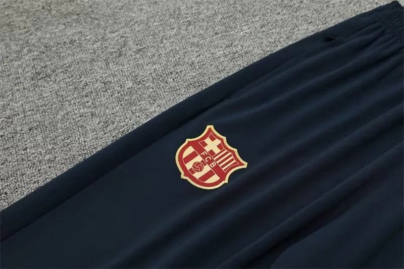 2024/2025 Barcelona Half-Pull Tracksuit Royal blue