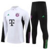 2023/2024 Bayern Munich Half-Pull Tracksuit White 1:1 Thai Quality