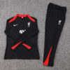 2024/2025 Liverpool Half-Pull Tracksuit Black Jersey 1:1 Thai Quality