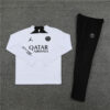 2023/2024 PSG Paris Saint-Germain Half-Pull Tracksuit White