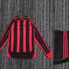 2006/2007 Retro Long Sleeve AC Milan Home Football Shirt Kids Size