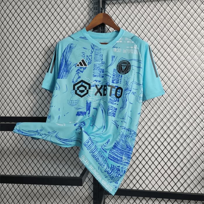 2023/2024 Inter Miami Training Wear blue Soccer Jersey 1:1 Thai Quality