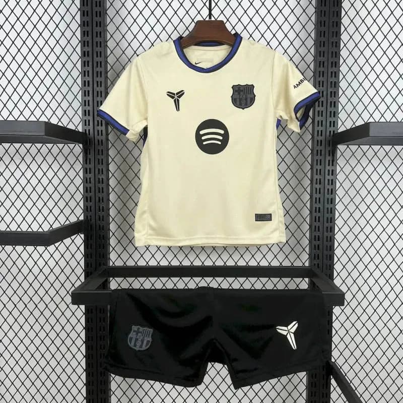 2025/2026 Barcelona Away Football Shirt Kids Size