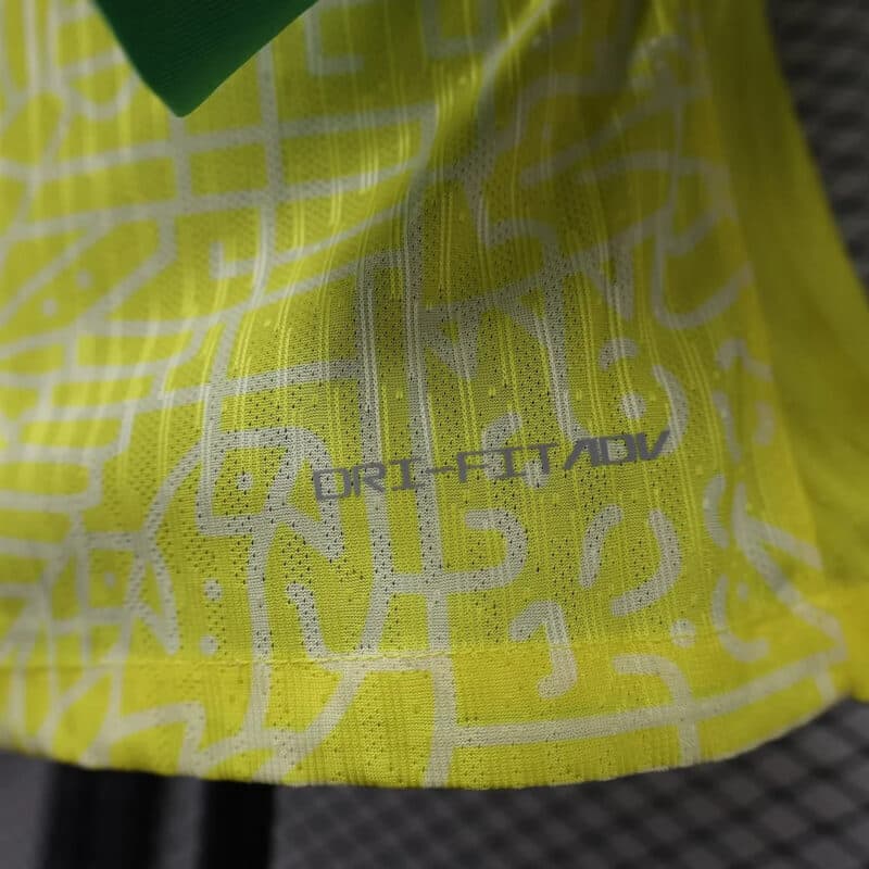 2024 Long Sleeve Player Version Brazil Home Football Shirt 1:1 Thai Quality