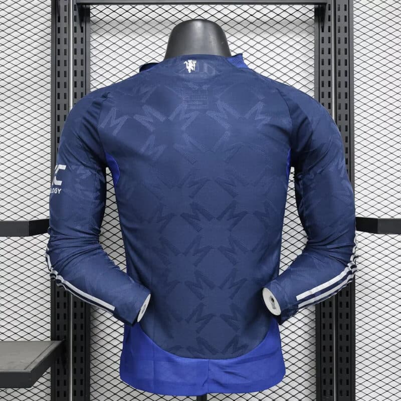 2024/2025 Long Sleeve Player Version Manchester United Away Football Shirt 1:1 Thai Quality