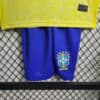 2024 Brazil Home Football Shirt Kids Size 1:1