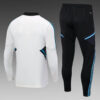 2023/2024 Manchester United Half-Pull Tracksuit  White Thai Quality