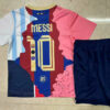2025/2026 Barcelona Messi Commemorative Edition Kids Size Football Shirt