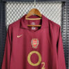 2005/2006 Retro Long Sleeve Arsenal Home Football Shirt 1:1 Thai Quality