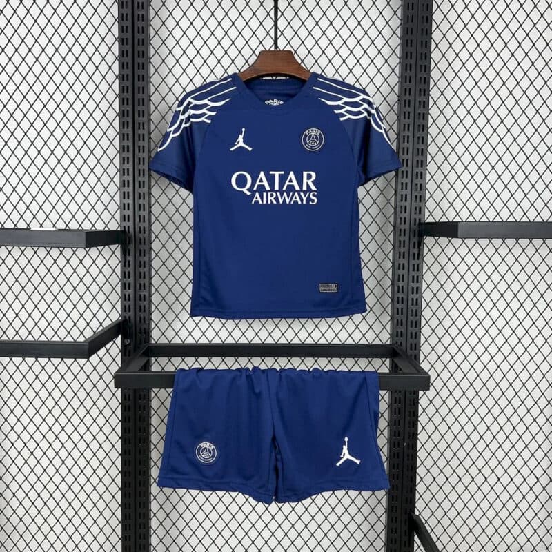 2024/2025 Paris Saint-Germain PSG Fourth Away Football Shirt Kids Size 1:1 Thai Quality