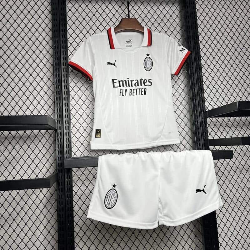 2024/2025 AC Milan Away Football Shirt 1:1 Thai Quality Kids Size