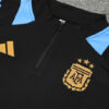 2024/2025 Argentina Half-Pull Tracksuit Black