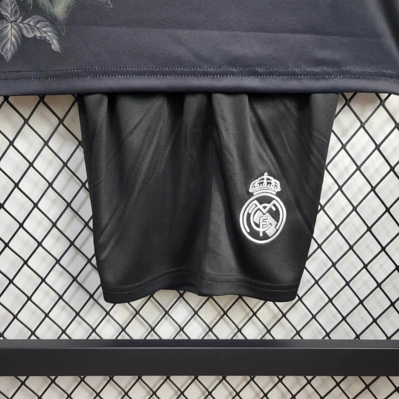 2024/2025 Real Madrid Y-3 Special Edition Black Football Shirt 1:1 Thai Quality Kids Size