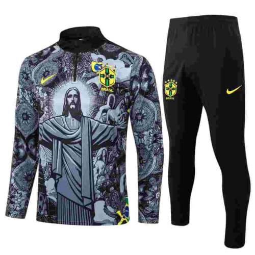 2024 Brazil Special Edition Goddess Half-Pull Tracksuit
