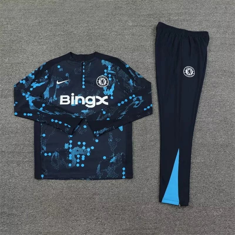 2024/2025 Chelsea Half-Pull Tracksuit Royal Blue