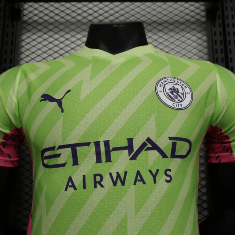 2023/2024 Manchester City Goalkeeper Green Football Shirt 1:1 Thai Quality - Player Version