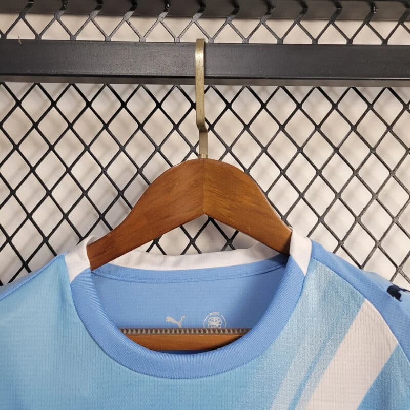 2025/2026 Manchester City Home Football Shirt Kids Size
