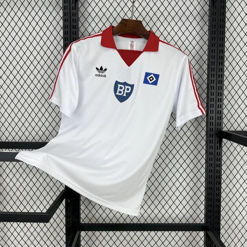 1980 Retro Hamburger SV Home Football Shirt