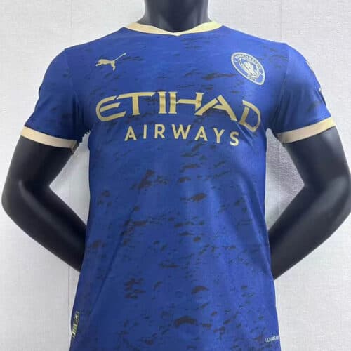 2023 Manchester City Chinese New Year Commemorative Edition Blue Football Shirt 1:1 Thai Quality - Player Version