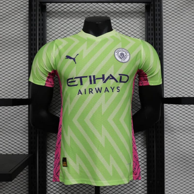 2023/2024 Manchester City Goalkeeper Green Football Shirt 1:1 Thai Quality - Player Version