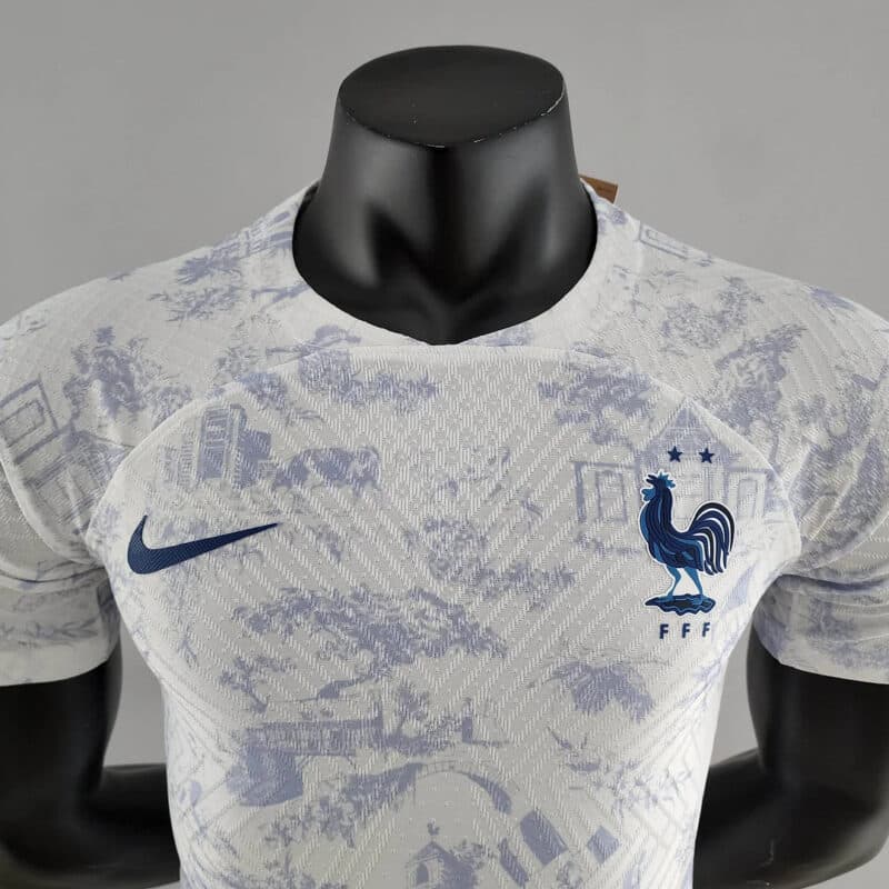2022 FIFA World Cup France Away Football Shirt White - Player Version