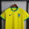 2022 World Cup Brazil Kids Size Home Soccer Jersey
