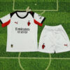 2025/2026 AC Milan Away Football Shirt Kids Size