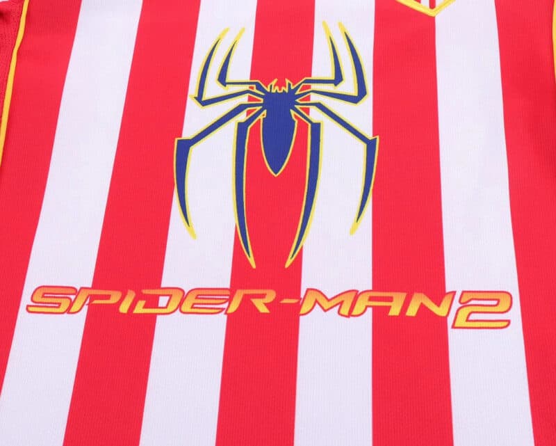 2004/2005 Retro Long Sleeve Atletico Madrid Home Football Shirt