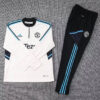 2023/2024 Manchester United Half-Pull Tracksuit  White Thai Quality