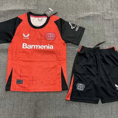2024/2025 Leverkusen Home Football shirt 1:1 Thai Quality Kids Size