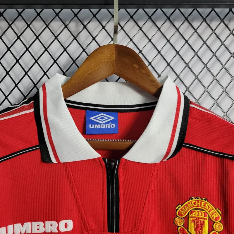 1998/1999 Retro Manchester United Home Football Shirt 1:1 Thai Quality