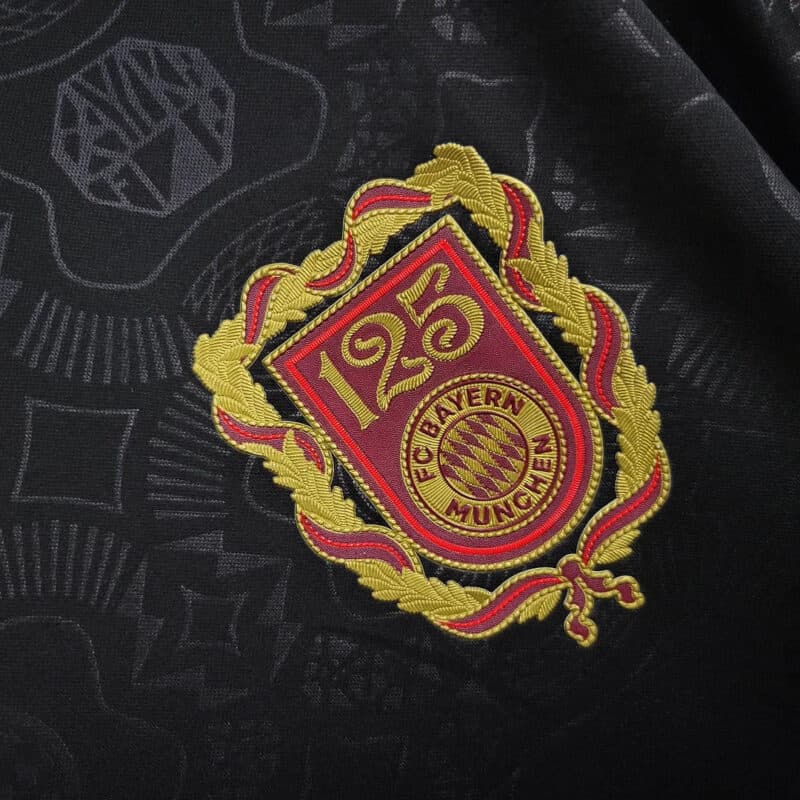 2025/2026 Bayern Munich 125th Anniversary Black Edition Football Shirt