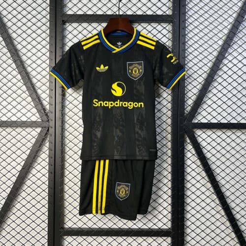 2025/2026 Manchester United Third Away Football Shirt Kids Size
