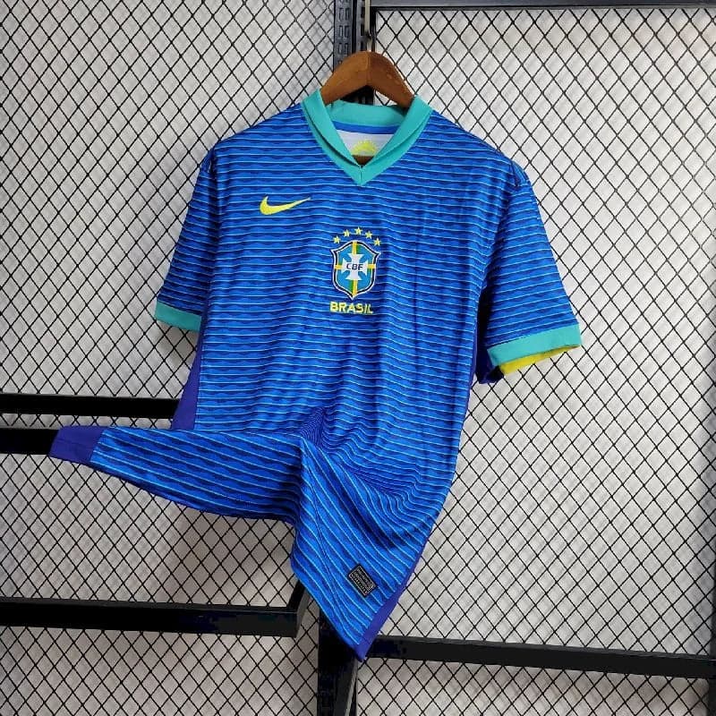 2024 Brazil Away Soccer Jersey