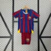 2005/2006 Retro Kids Size Barcelona Home Football Shirt 1:1 Thai Quality