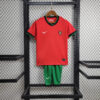 2024 Portugal Home Football Shirt Kids Size 1:1 Thai Quality