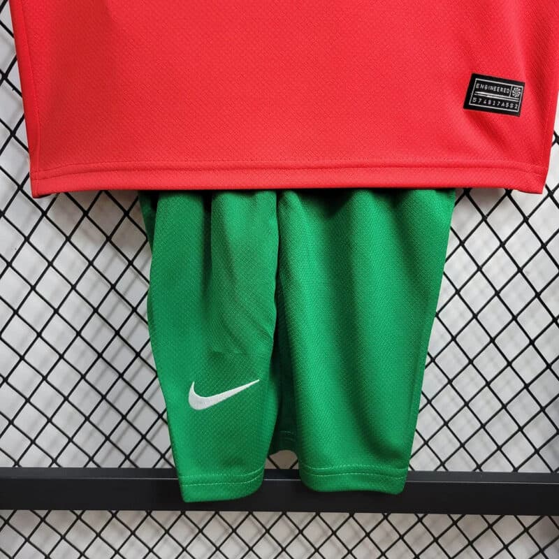 2024 Portugal Home Football Shirt Kids Size 1:1 Thai Quality