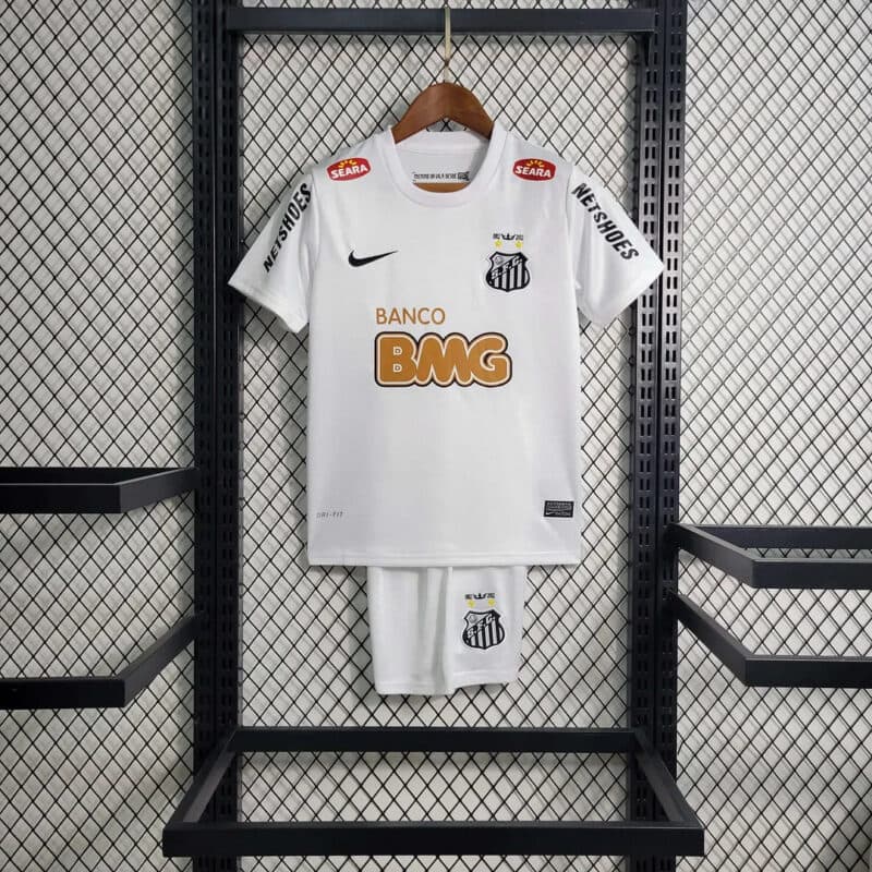 2011/2012 Retro Kids Size Santos Home Jersey
