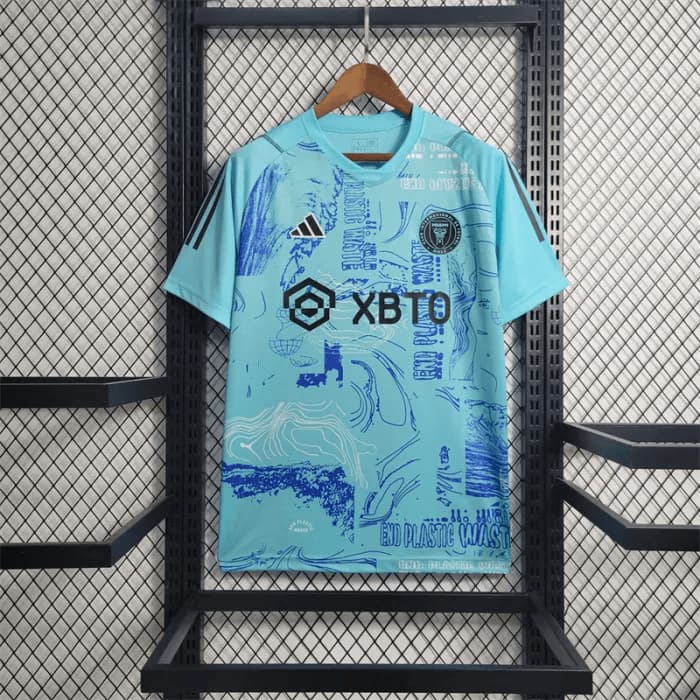2023/2024 Inter Miami Training Wear blue Soccer Jersey 1:1 Thai Quality